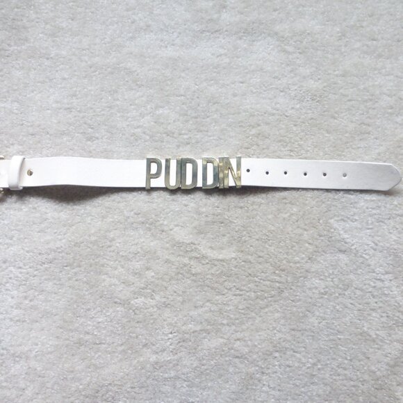 DC Comics Harley Quinn Suicide Squad "PUDDIN" off white choker - Picture 2 of 12